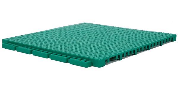 Подвесной фальшпол с замковым (самоблокирующимся) соединением